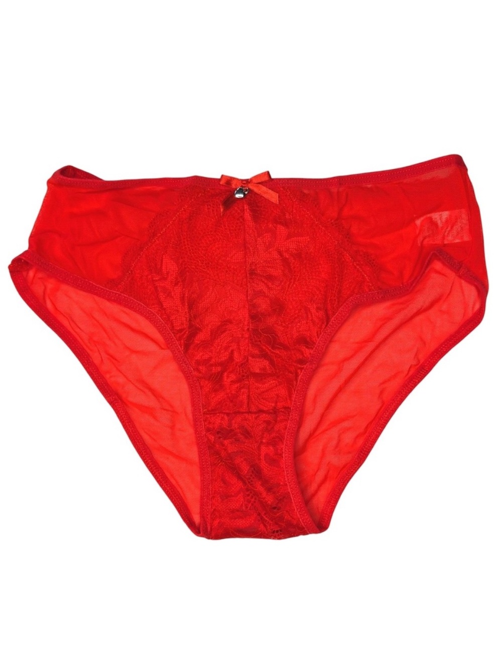 Red Lace Briefs